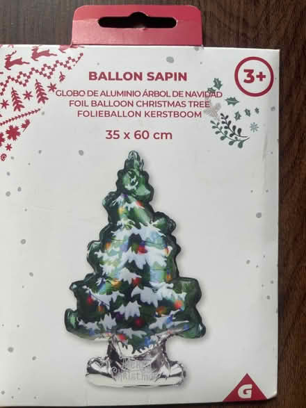 Photo of free Foil Christmas tree balloon (Newington EH8) #1