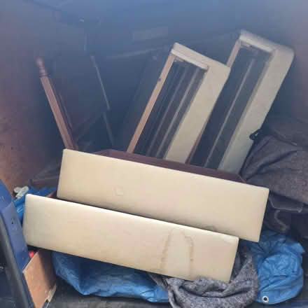Photo of free 4'6" divan bed base, 4 drawers (Weybridge KT13) #1