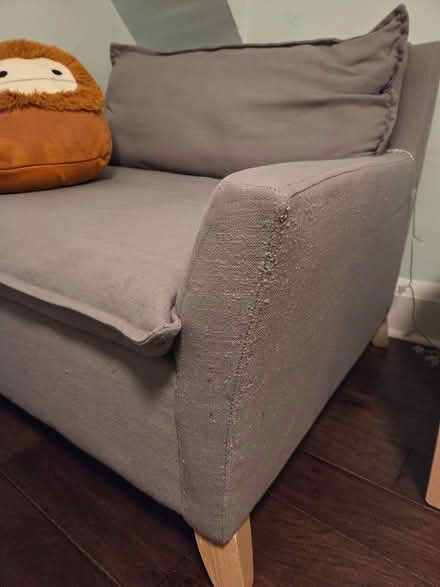 Photo of free West Elm Chair-and-a-half (Dundas St E & Greenwood Ave) #3