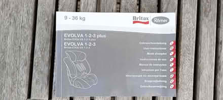Photo of free Britax Evolva 1-2-3 child car seat (Round Cross TQ11) #2