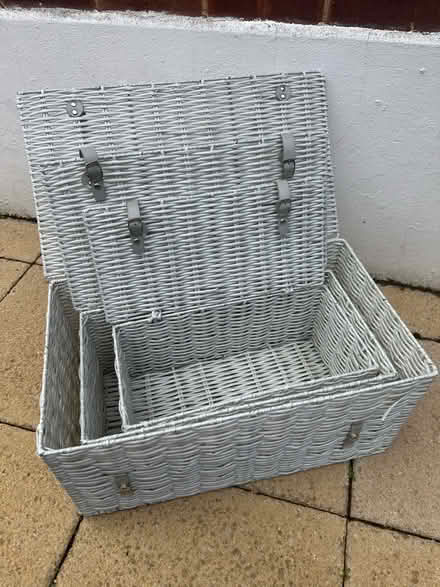 Photo of free Wicker Style Storage/Hampers 3 Sizes (Kings Langley WD4) #1