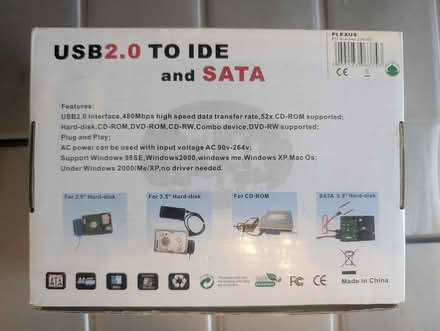 Photo of free USB2.0 to IDE & SATA Adapter Kit (Lightwater GU18) #3