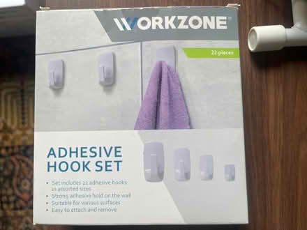 Photo of free Adhesive wall hooks (Newington EH8) #1