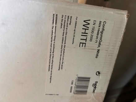 Photo of free White indoor gate (Withyham TN7) #2