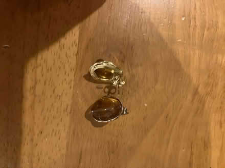 Photo of free Amber stud earrings gold plated (Fleet Meadow OX11) #1