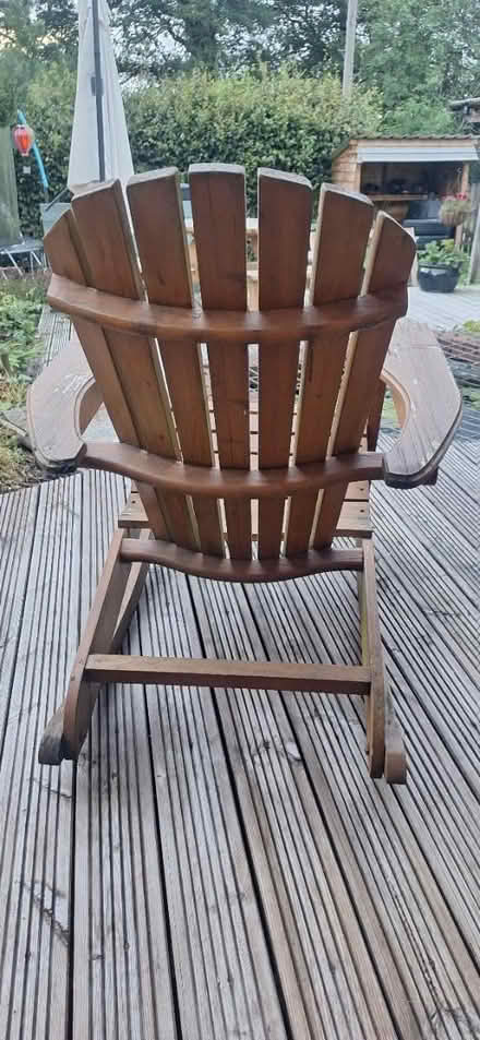 Photo of free Wooden garden rocking chair (Llandrindod wells LD1) #1