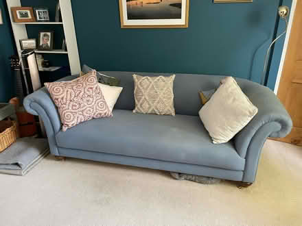 Photo of free Have two grey-blue sofa in good condition… (Highway SL6) #1