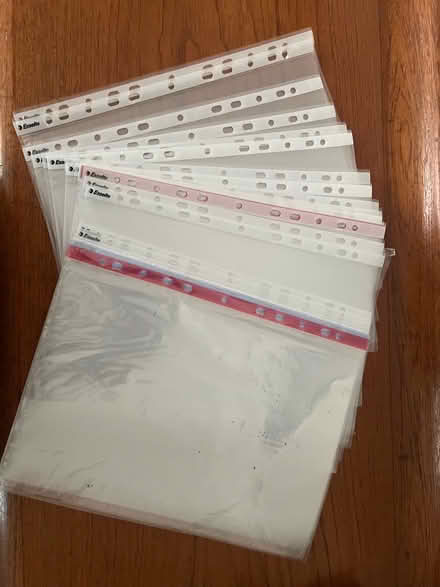 Photo of free A4 clear punched pockets (Hulme M16) #1