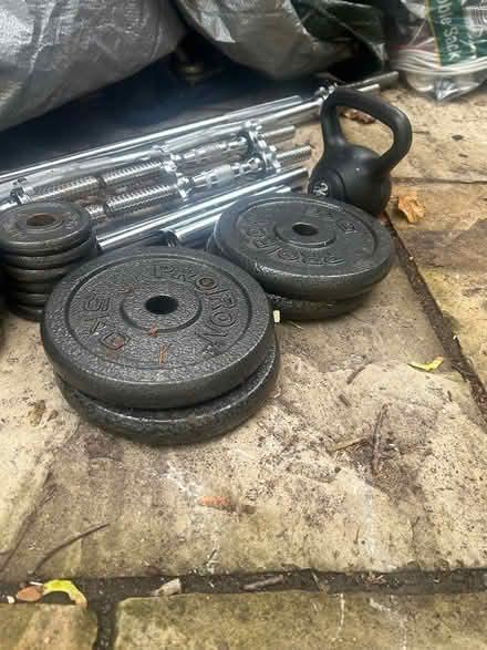Photo of free Free weights, bars & battlerope (London SW19) #3