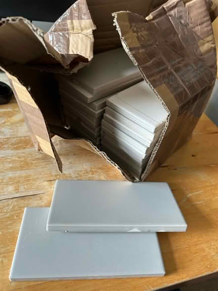 Photo of free Fired earth grey tiles (South Croydon CR2) #1