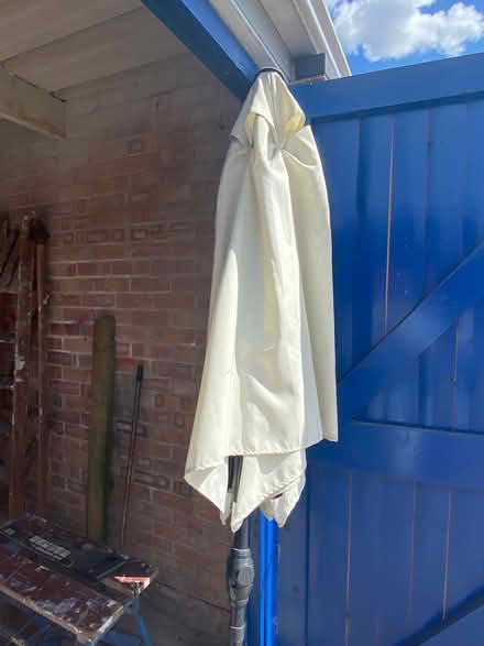Photo of free Umbrella shade for garden table - standard circular pole (Cutteslowe OX2) #1