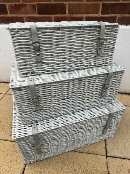 Photo of free Wicker Style Storage/Hampers 3 Sizes (Kings Langley WD4) #2
