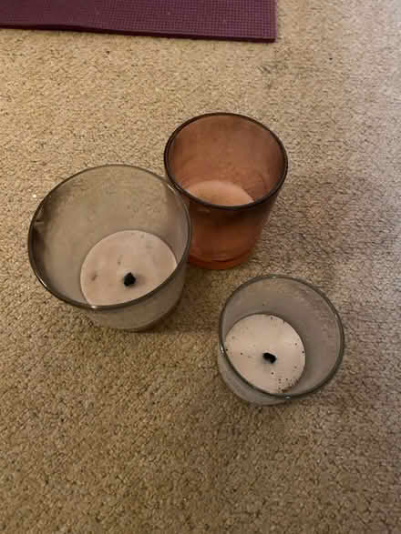 Photo of free Candle ends with glass containers (SE8 Deptford) #1