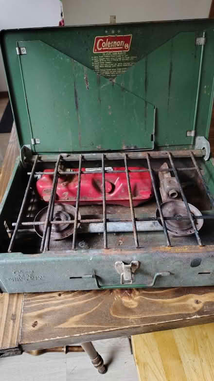 Photo of free Coleman camp stove (needs work) (Near Tenney Park) #1