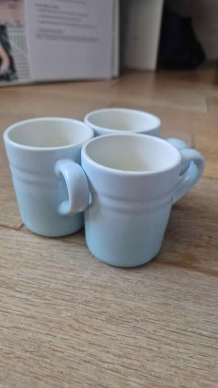 Photo of free 3 turquoise espresso cups (Teddington, TW11) #1