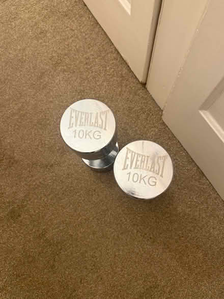 Photo of free 2 x 10KG Dumbbells (Olympia W14) #1