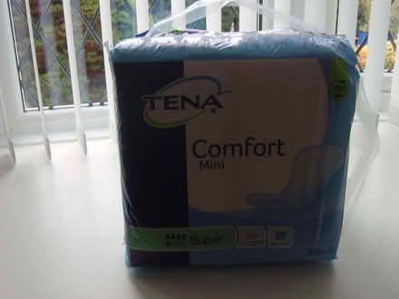 Photo of free tena comfort super mini pads (Durrington BN13) #1