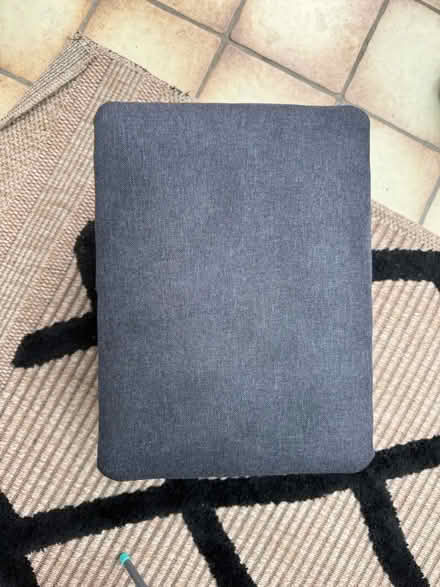 Photo of free Grey footstool (Rahn Rd CM16) #4