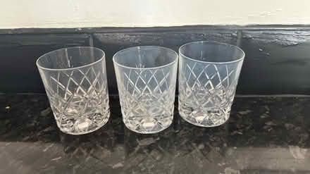 Photo of free 3 Whisky tumblers (Witton Gilbert DH76) #1