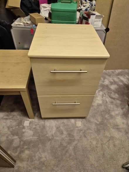 Photo of free Light wood effect filing cabinet (Thornbury BS35) #2