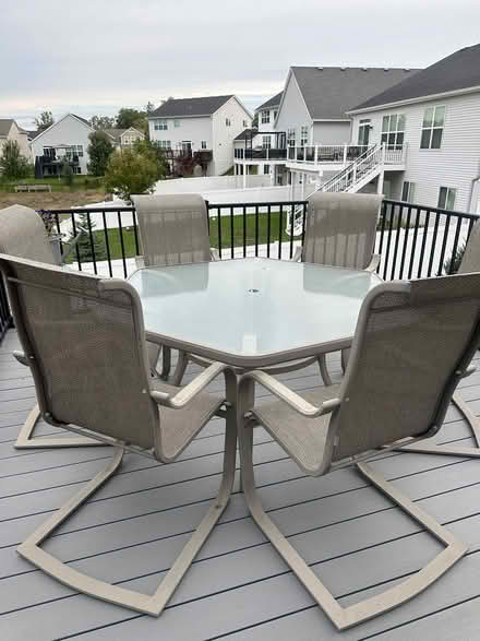 Photo of free Patio table and 6 chairs (Cottage Grove MN) #2