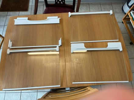 Photo of free 4 Hotpoint fridge freezer fridge shelves (Great Boughton CH3) #1