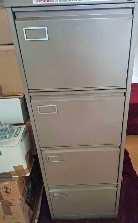 Photo of free Metal filing cabinet (Bishop Auckland DL14) #1