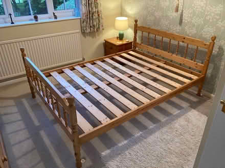 Photo of free Pinewood Double bed (Weston ST18) #3
