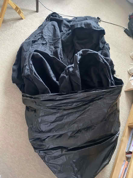 Photo of free Black felt cloth/backdrop - bin bag full (Church Crookham GU52) #4