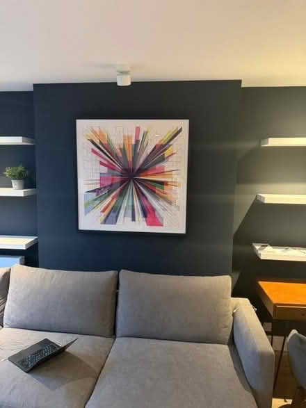 Photo of free Sofa, cupboard, coffee table, garden table, side table & Art (High St Ken W8) #1