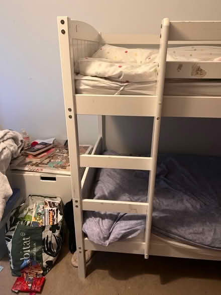 Photo of free Bunk Bed Frame - White (wooden) (Hemel, HP3) #3