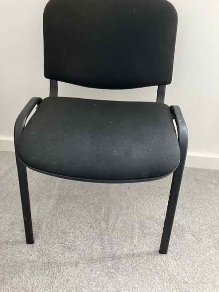 Photo of free Black Padded office chair (Twigworth GL2) #1
