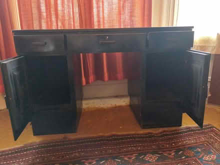 Photo of free Dark wood desk (North Finchley) #2