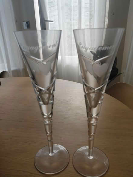 Photo of free Engagement crystal flutes (South Croydon CR2) #1