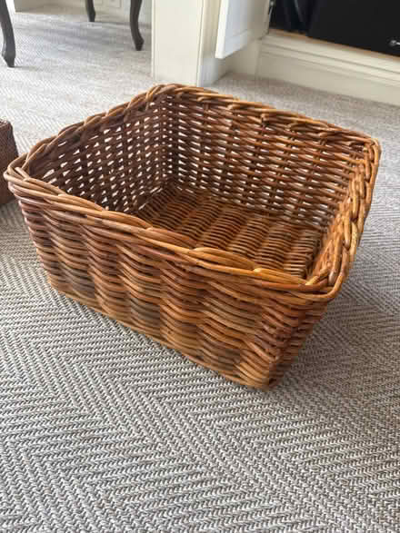 Photo of free Large basket 17wx17dx9.5h inches (Chelsea SW3) #1
