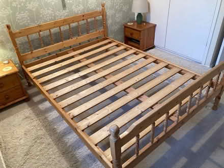Photo of free Pinewood Double bed (Weston ST18) #2