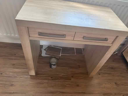 Photo of free Next Corsica oak console table (Swalwell NE16) #1