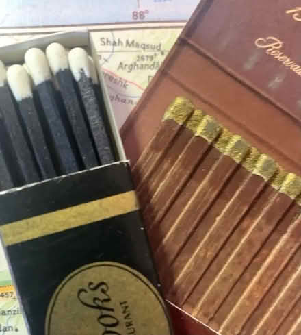Photo of Match books & boxes for project (Wilmette, Illinois) #1