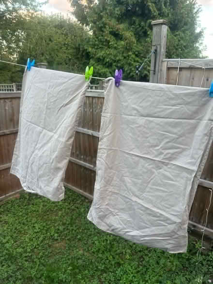 Photo of free 2 beige pillowcases (Hitchin SG5) #1