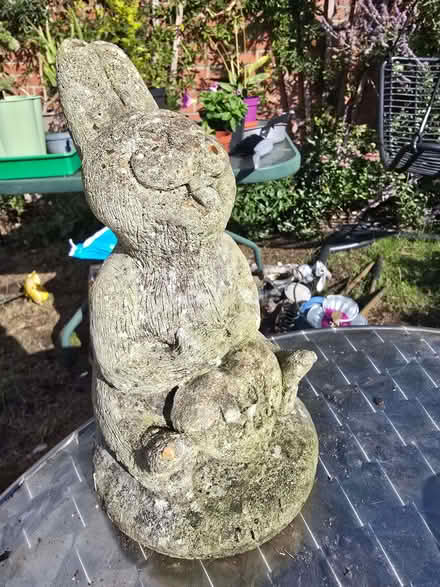 Photo of free Solid stone rabbit garden ornament (Braintree CM7) #1