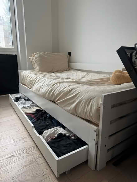 Photo of free Single to double bed with storage (Leyton Midland E10) #2