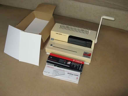 Photo of free Plastic Comb Punch and Bind Machine (St Albans AL4) #1