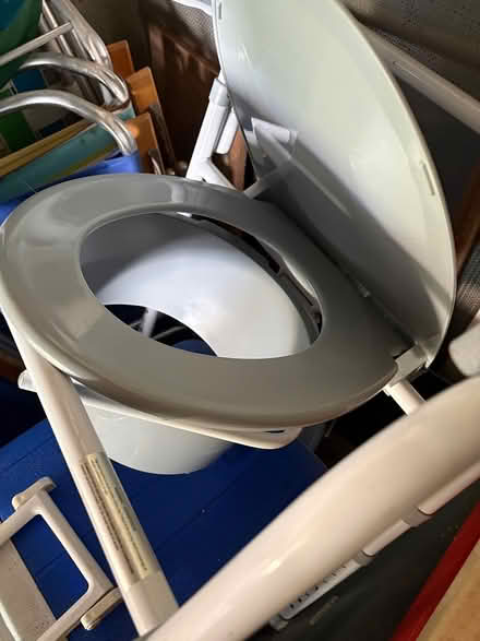 Photo of free Walker and commode (Drexel Hill) #2