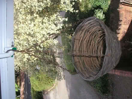 Photo of free Wicker Hanging Basket (Chapeltown LS7) #1