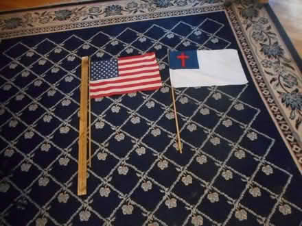 Photo of free American flags & Christian flag #1