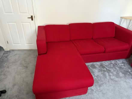 Photo of free Sofa - Habitat red corner sofa. (Southsea PO4) #4