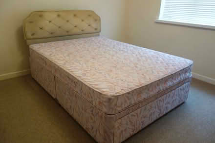 Photo of free Double bed & mattress with large end drawer (Street BA16) #2