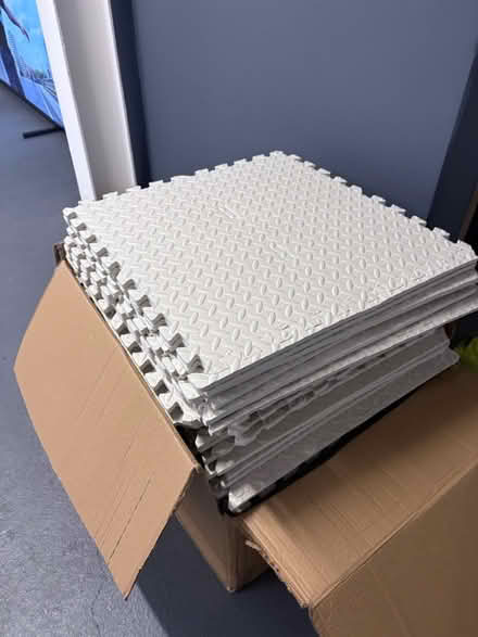 Photo of free 44x White Gym Mats (York Way N7) #1