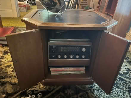 Photo of free Record player table (I mile south of Menomonie) #1