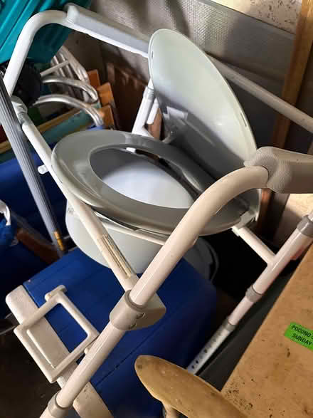 Photo of free Walker and commode (Drexel Hill) #3